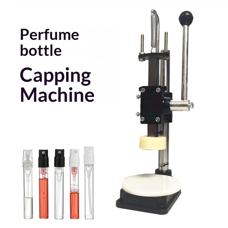 Manual Perfume Bottle Crimper Capping Machine 13mm/15mm Universal Clamp for 1ML-