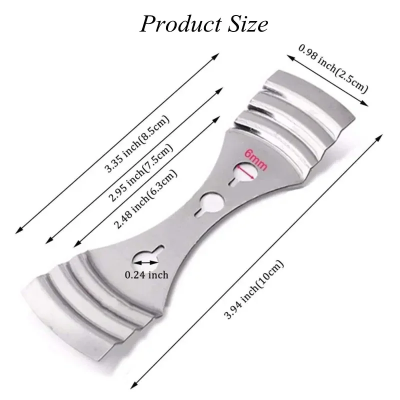 5pcs Wick Holder Metal Candle Wick Centering Devices Silver Stainless Steel Candle Wick Holder for Candle Making