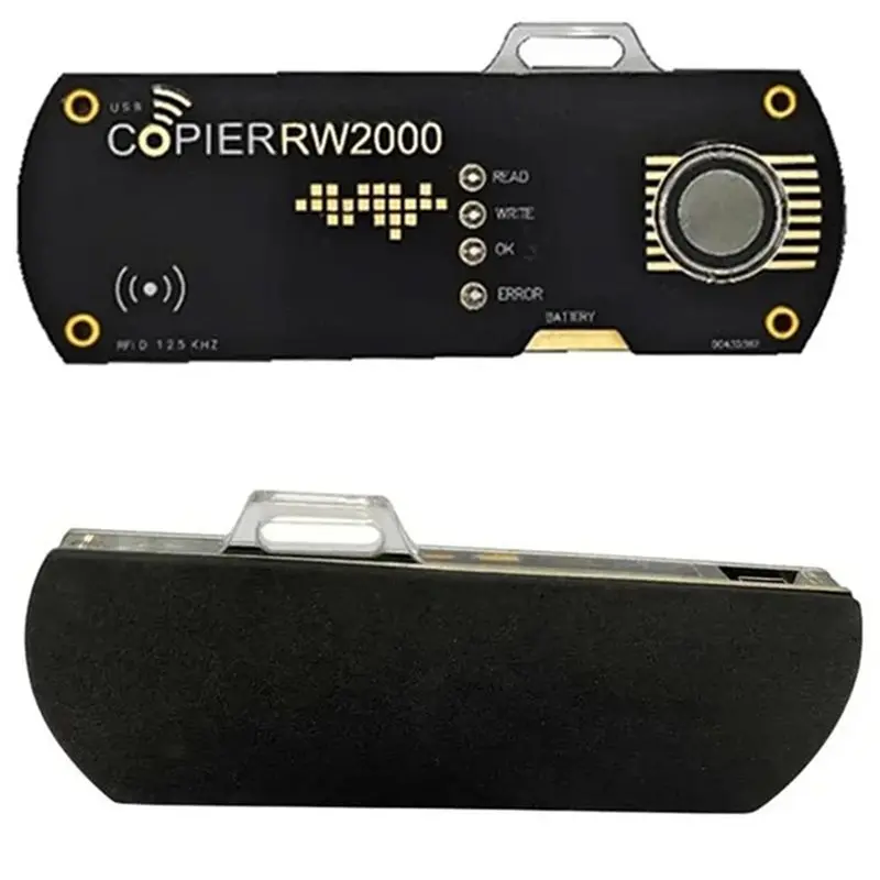 ABZW RFID 복사기 및 리더기 - TM RW2000, TM1990 Ibutton DS-1990A 복사기(125Khz EM4305 EM4100 키 태그 카드 복사용)