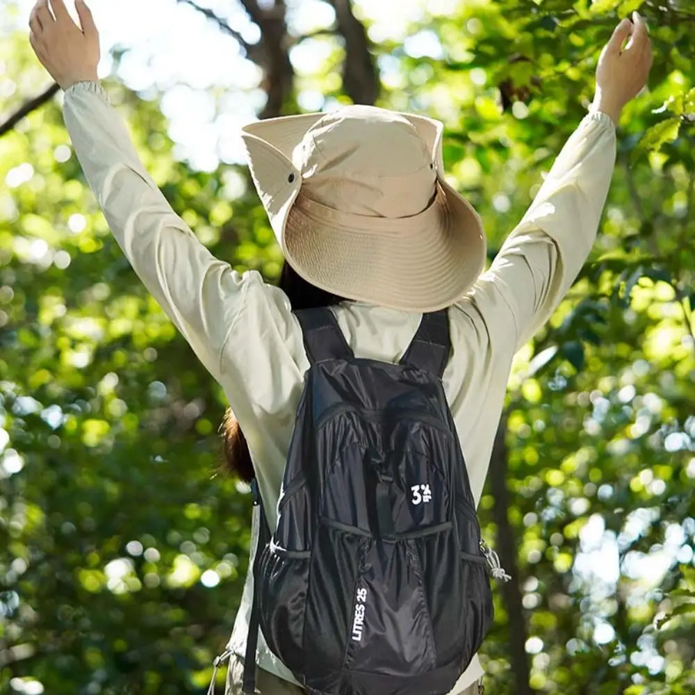 Adjustable Straps Foldable Backpack Large Capacity Waterproof Hiking Daypack Mountaineering Bag Compact Ultralight Backpack