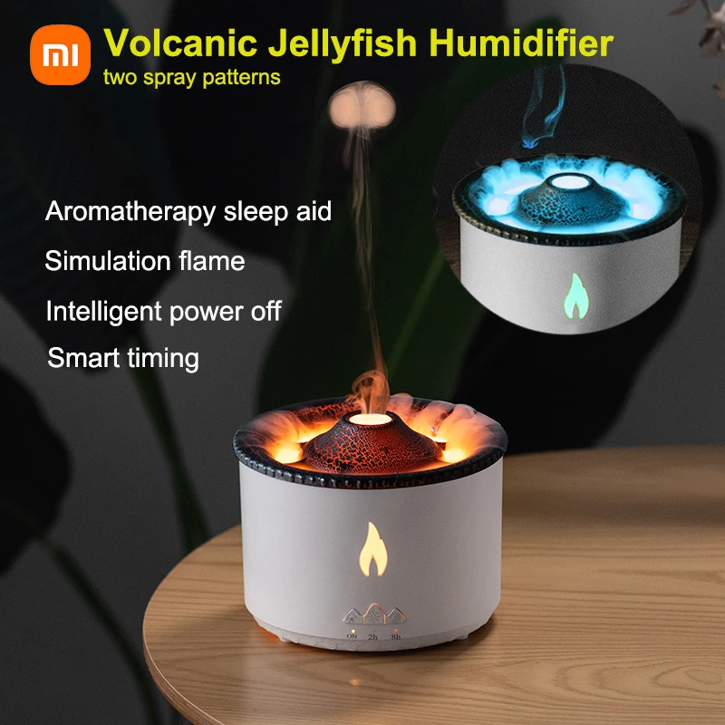 Xiaomi Volcanic Flame Aroma Diffuser Essential Oil 360ml USB Portable