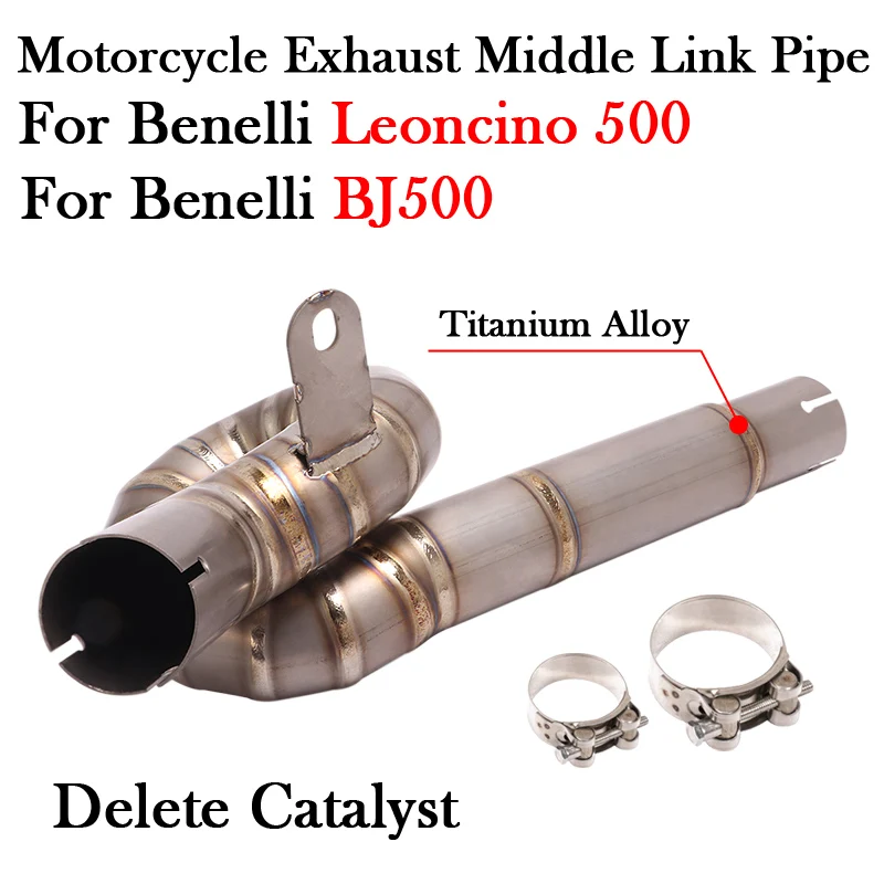 

Глушитель выхлопной трубы из титанового сплава для мотоцикла Benelli Leoncino 500 BJ500 BJ 500