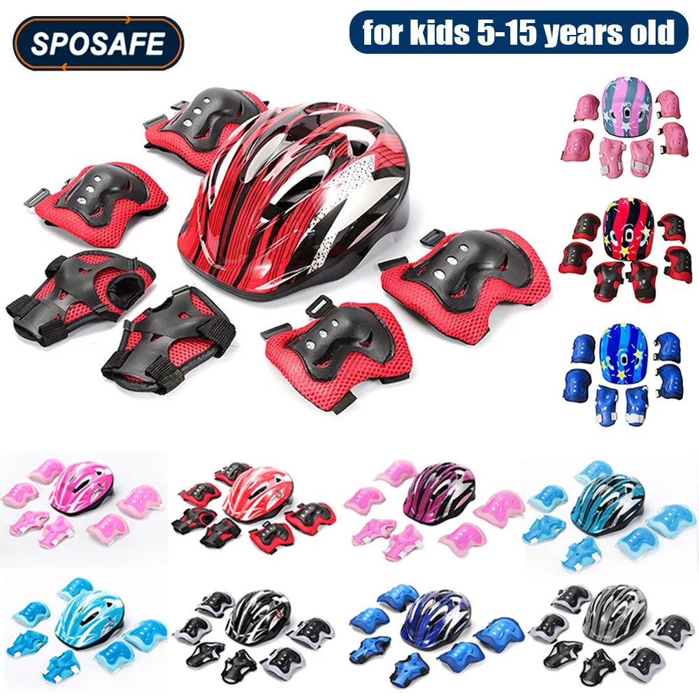 Genouillères et coudières de sport pour enfants, ensemble d'équipement de  protection pour patins à roulettes, cyclisme, BMX, vélo, planche à  roulettes, patins, scooter, équitation - AliExpress