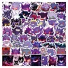 50PCS Cute Pokemon Gengar Cartoon Stickers Decals DIY Decoration Notebook Phone Suitcase Laptop Fridge Kawaii Graffiti Toy 1