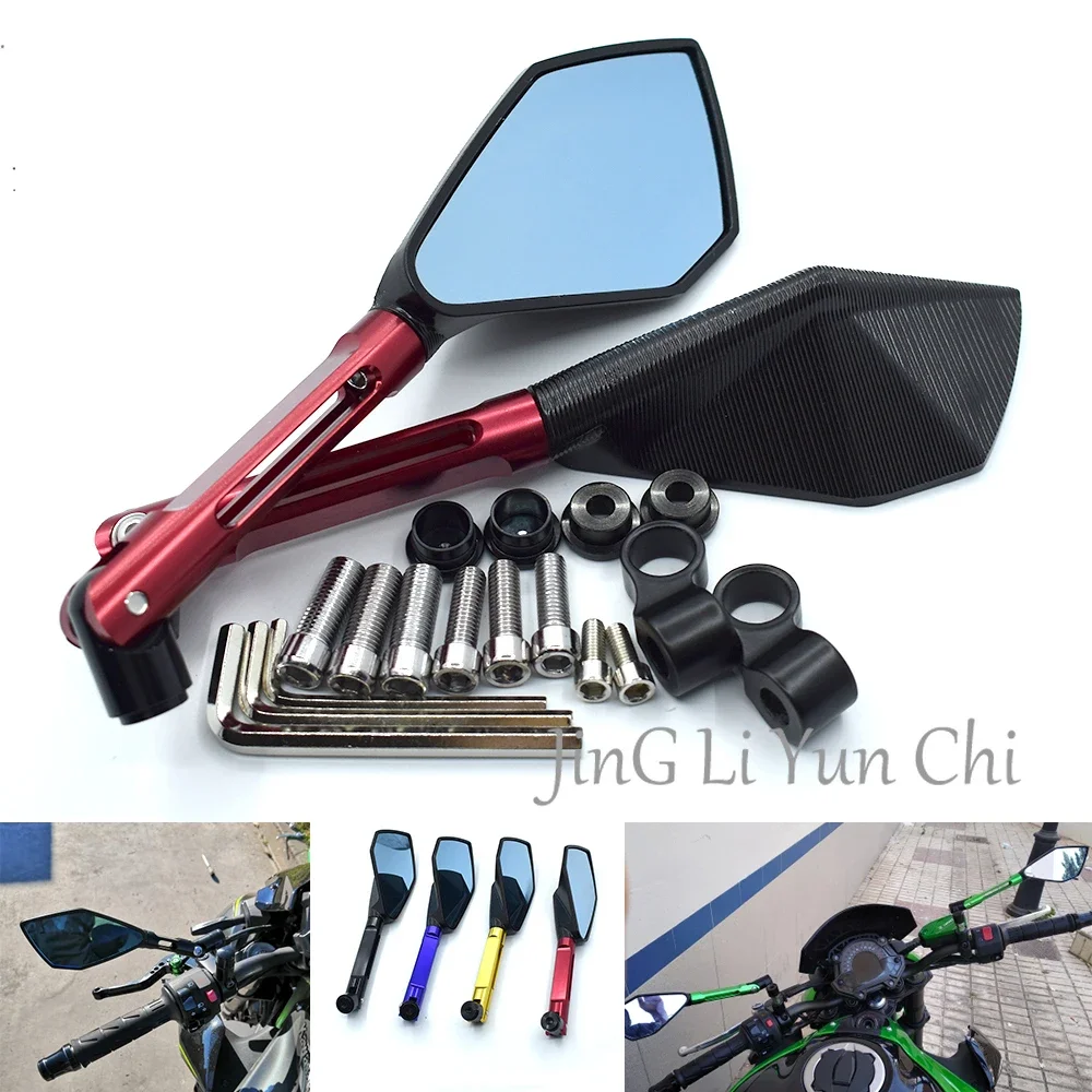 

Universal 8mm 10mm motorcycle CNC aluminum alloy rear view mirror For Honda CBR125R CBR150R CBR250R CBR250RR CBR300R CBR500R