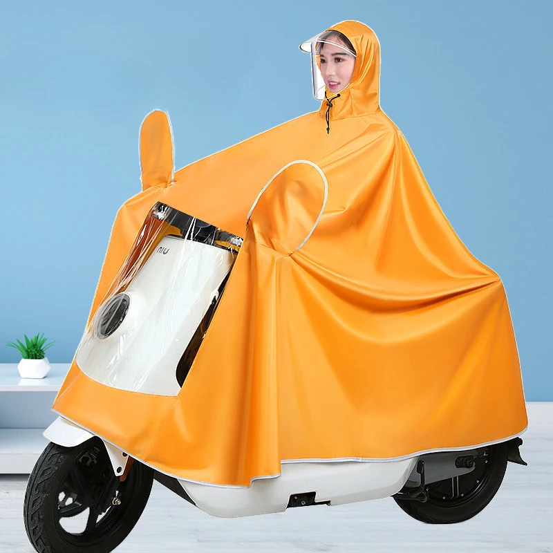 

Simple Raincoat Electric Vehicle Long Whole Body Rainstorm Prevention Motorcycle Battery Car Increase Thick Rain Poncho Raincoat