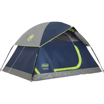 Coleman Sundome Camping Tent, 2/3/4/6 Person Dome Tent with Snag-Free Poles for Easy Setup in Under 10 Mins 1