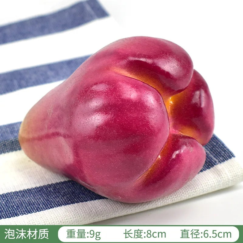Artificial Fruits And Vegetables 2pcs Simulated Fruit Lemon Fake Apple Peaches Pomegranates Simulation Bananas Oranges Artificial Kiwifruit Window Display Pears