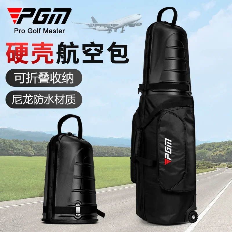 

PGM Golf Aviation Bag Men's and Women's Hard Shell Aircraft Check in Bag with Roller Skating Travel Ball Bag Golf Bags
