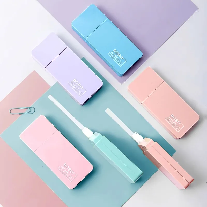6-Piece Kawaii Correction Tape Set MultiColor Error Erasers for Students Must-Have Back to School Stationery Correction Supplies