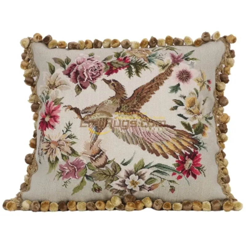 

Xinjiang cross-stitch finished needlepoint pillow needlepoint national woven pillow Victoria style