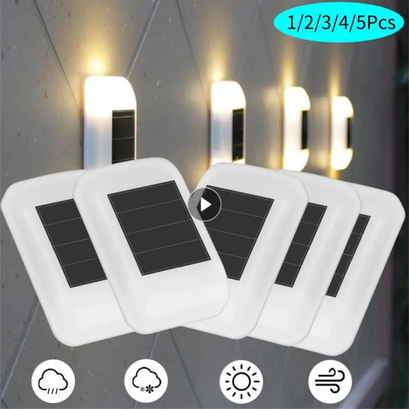 

Wall Lamp LED Solar Light Waterproof Wall Lamp Outdoor Up And Down Luminous Lighting For Garden Street Landscape Balcony Decor