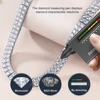 Wong Rain Luxury 100% 925 Sterling Silver VVS1 3EX D Color Real Moissanite Diamonds Gems 4MM Tennis Chain Necklace Jewelry GRA 6