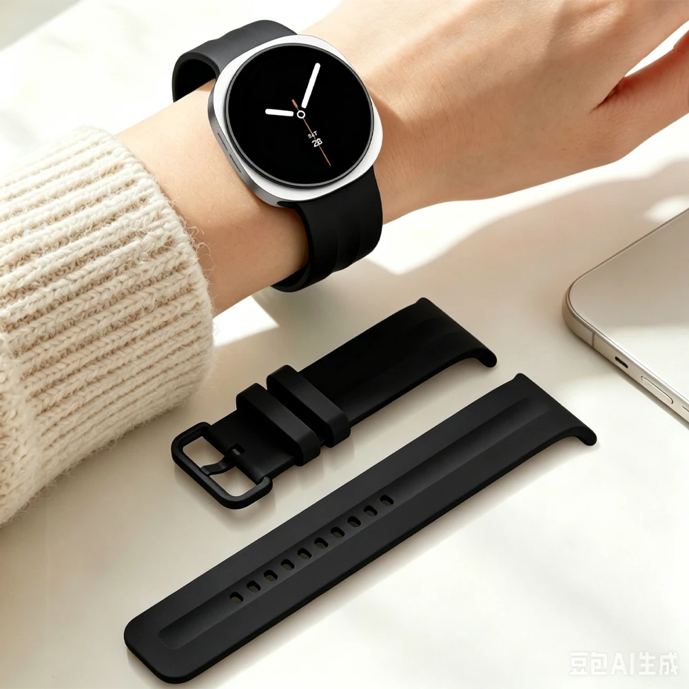 Enhanced Silicone Sport Strap for Galaxy Watches - Official Band Design