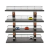1:64 Car Diorama Parking Lot Car Model Collection Display Cabinet Stand 4 Tier 24 Display Slots 1