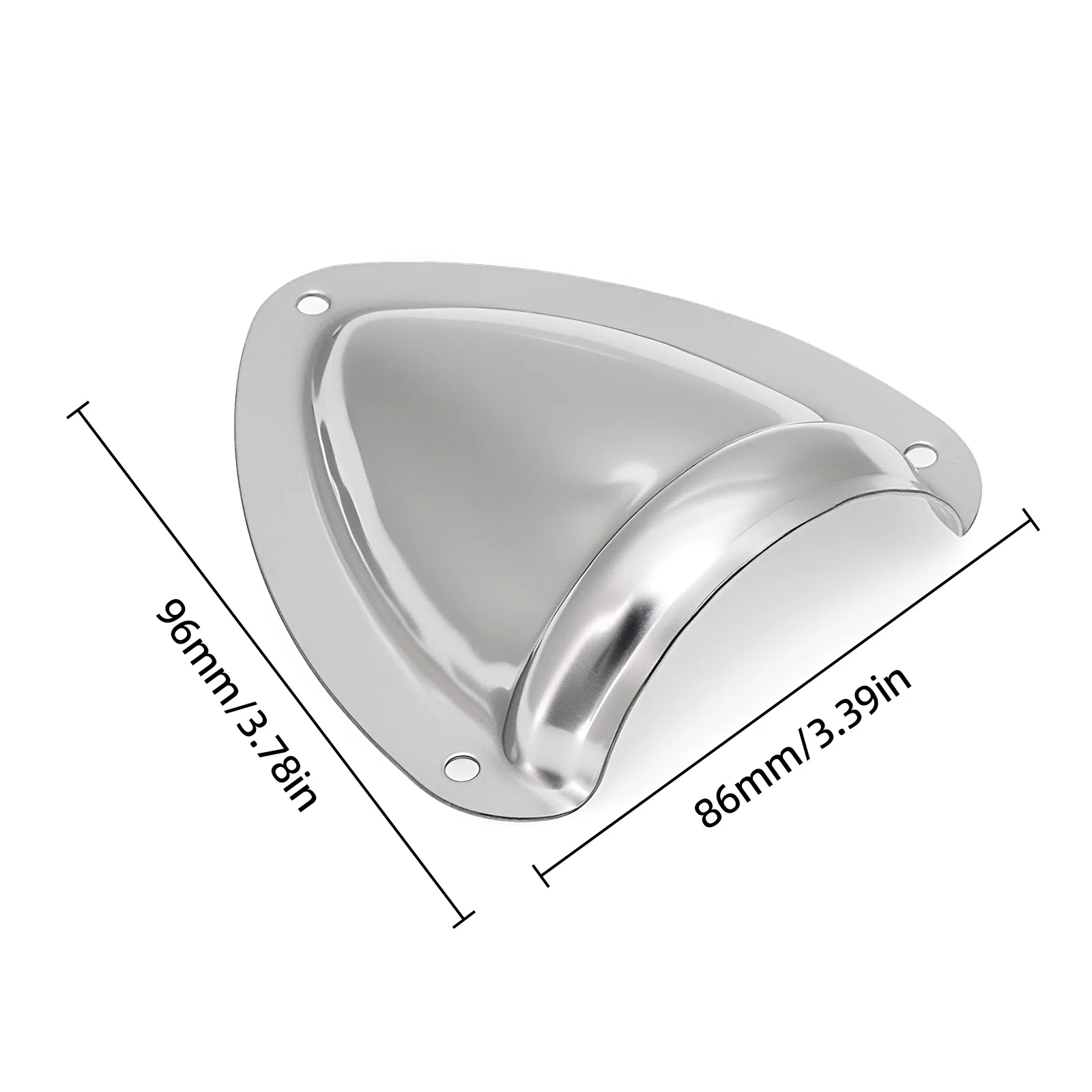 Stainless Steel Marine Clamshell Cover - UV-Proof Vent Accessory