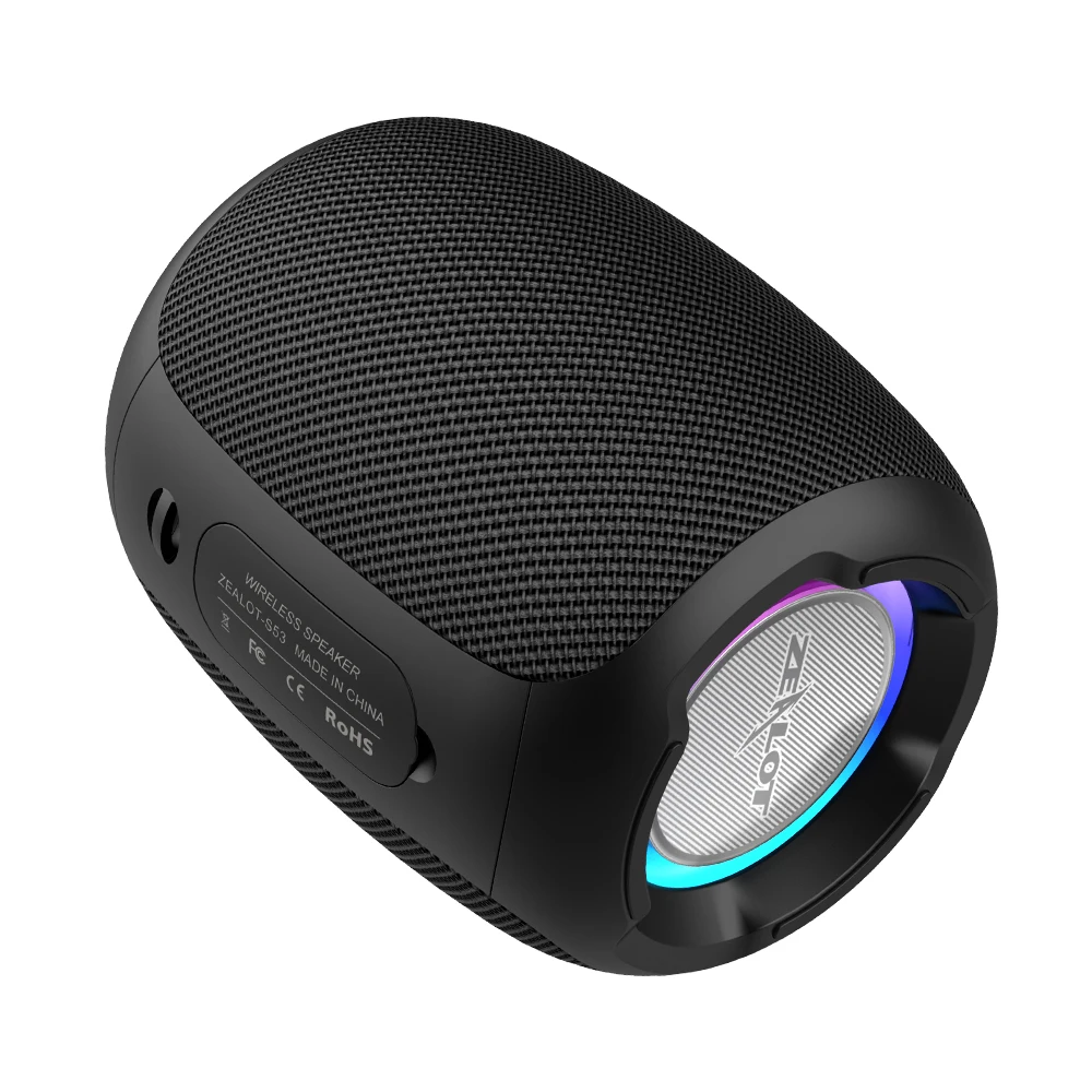 

S53 Portable Wireless Speaker Bluetooth Column Waterproof 12 hours 20w super loud sound FM Speaker for phone TF card