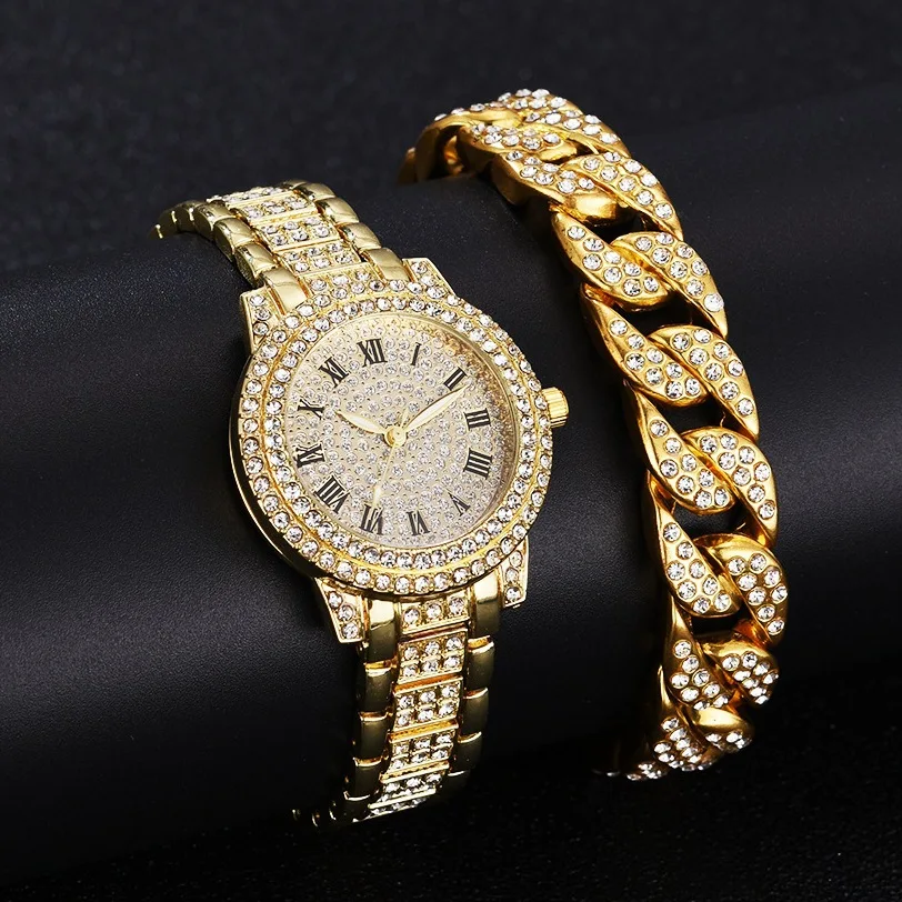 Gold watch Bracelet