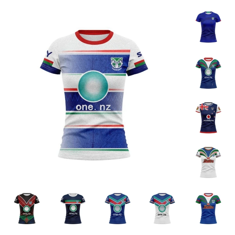 

2023-24 WOMEN New Zealand Warriors Home / Away / Indigenous / Heritage Training Rugby Jersey