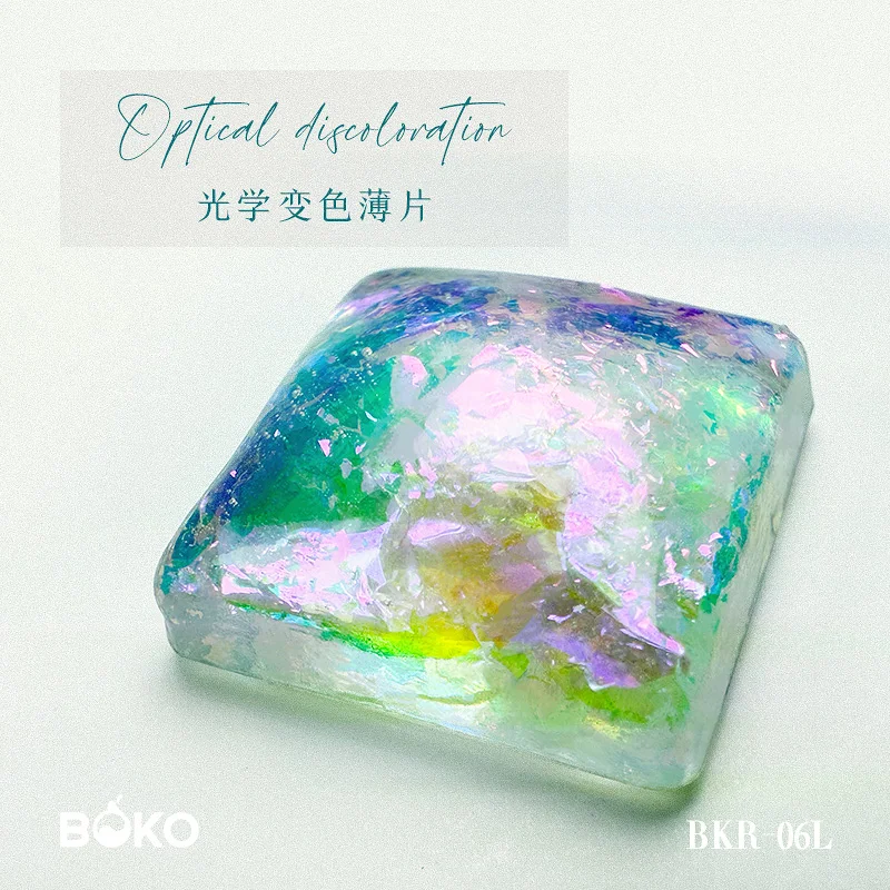 Beauty Nails 7 Colors Aurora Flake Nail Powder Aurora Opal Chameleon Flakes Chunky Flake Nail Powder Pigment nail powder nail pigment nail flakes