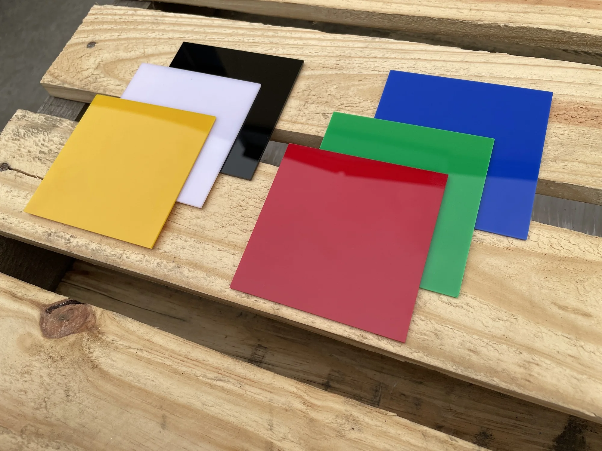 2MM Color Rectangle Opaque Acrylic Board (PMMA) Plexiglass White/Black/Red/Green/Yellow For DIY Projects/Home Decor Tinted Plate