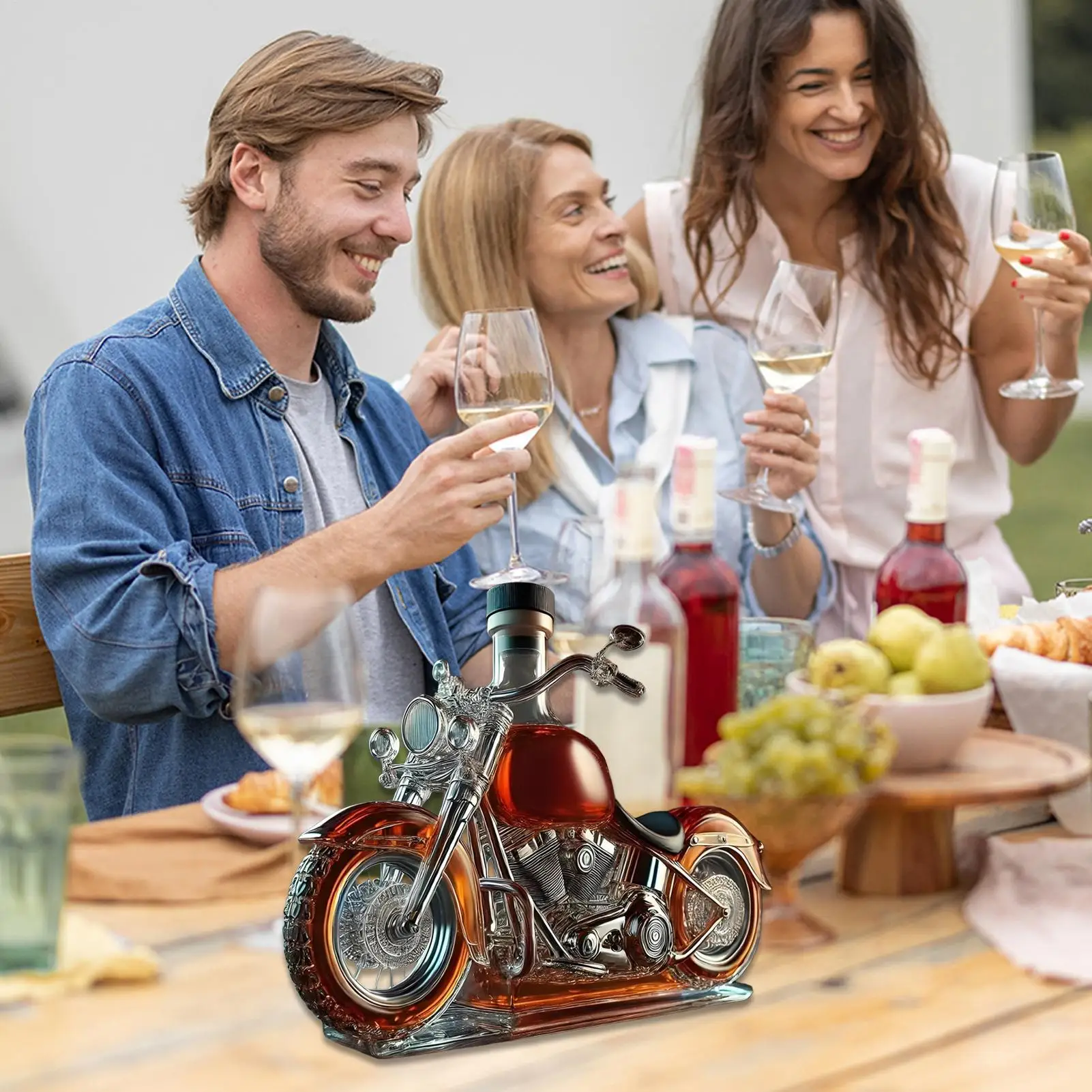 Decanter Amerikaanse Wijn Dispenser U-Vormige Kris... - Vicedeal