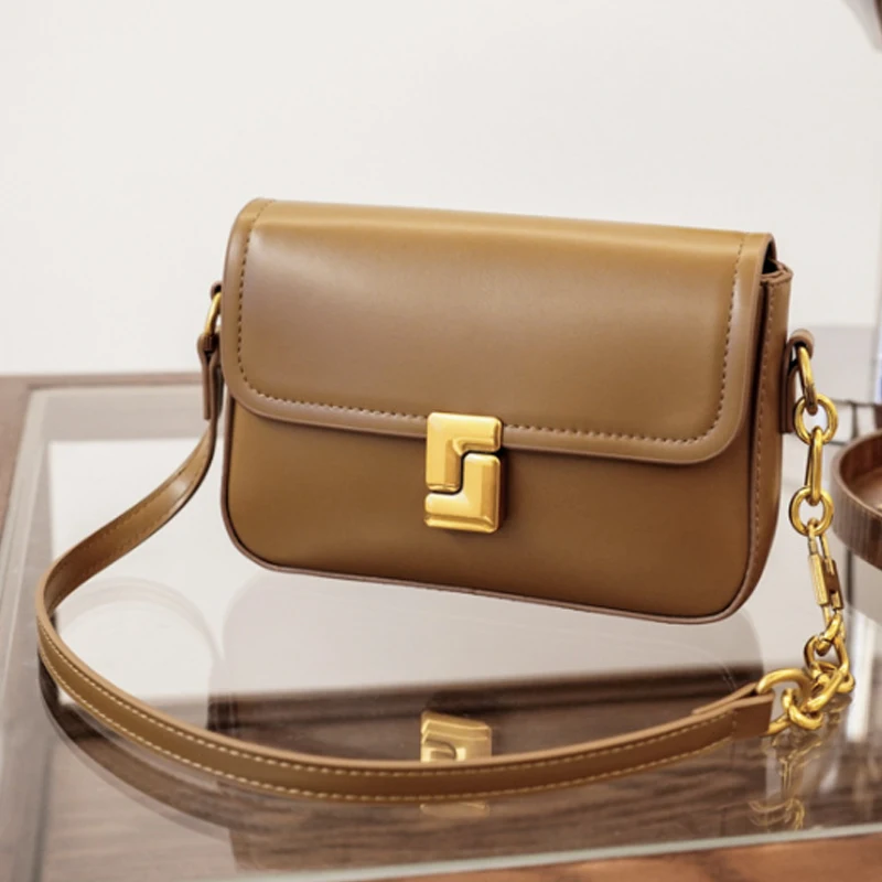 thumbnail image 1 of Bolso de diseño simple para mujer, bolso de hombro retro versátil a la moda para mujer, bolso cruzado, bolso cuadrado pequeño, 1 of 5