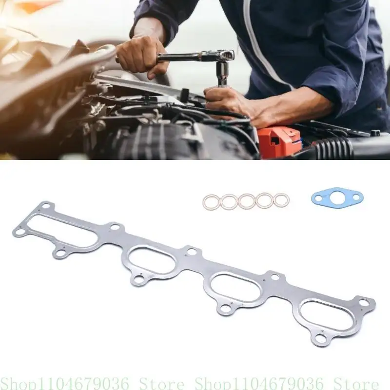 652F Precisions Fit Exhaust Manifold Gasket Corrosion Resistant Gasket Offer Heat & Pressure Durability for K04 Boosts Systems