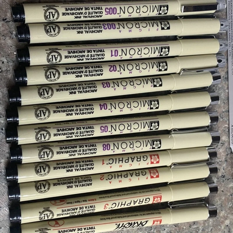 Pigma Micron Neelde  , 3.0 귯 Ʈ Ŀ, ̳  ġ  ǰ, 003 005 01 02 03 04 05 08 1.0 2.0