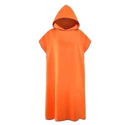 Ultra-Absorbent Quick-Dry Hooded Changing Robe (Orange)