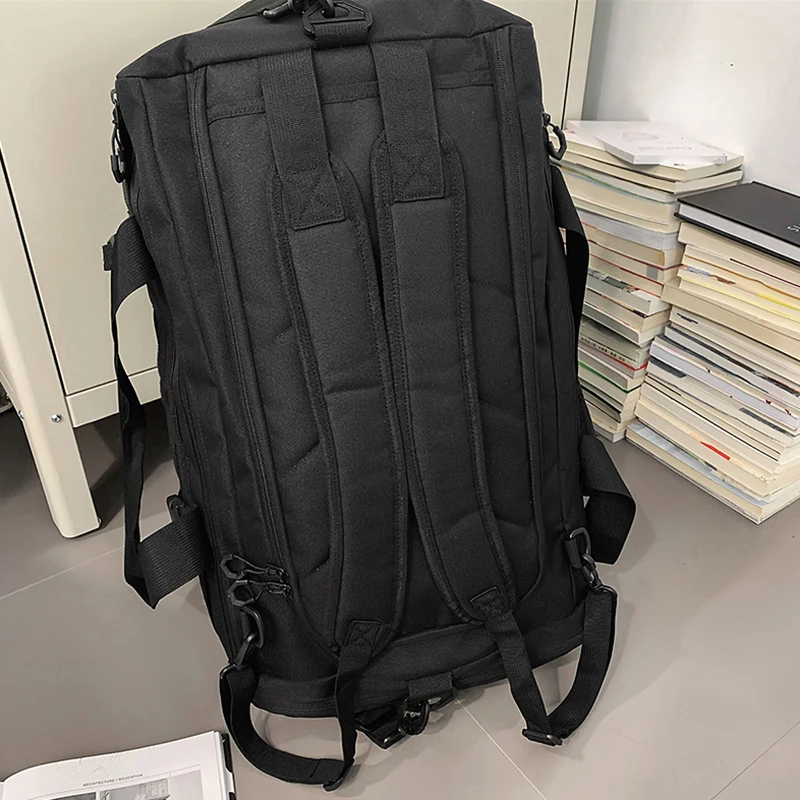 Oxford Tactical Gym Fitness Bag with Shoe Pocket for Outdoor Travel