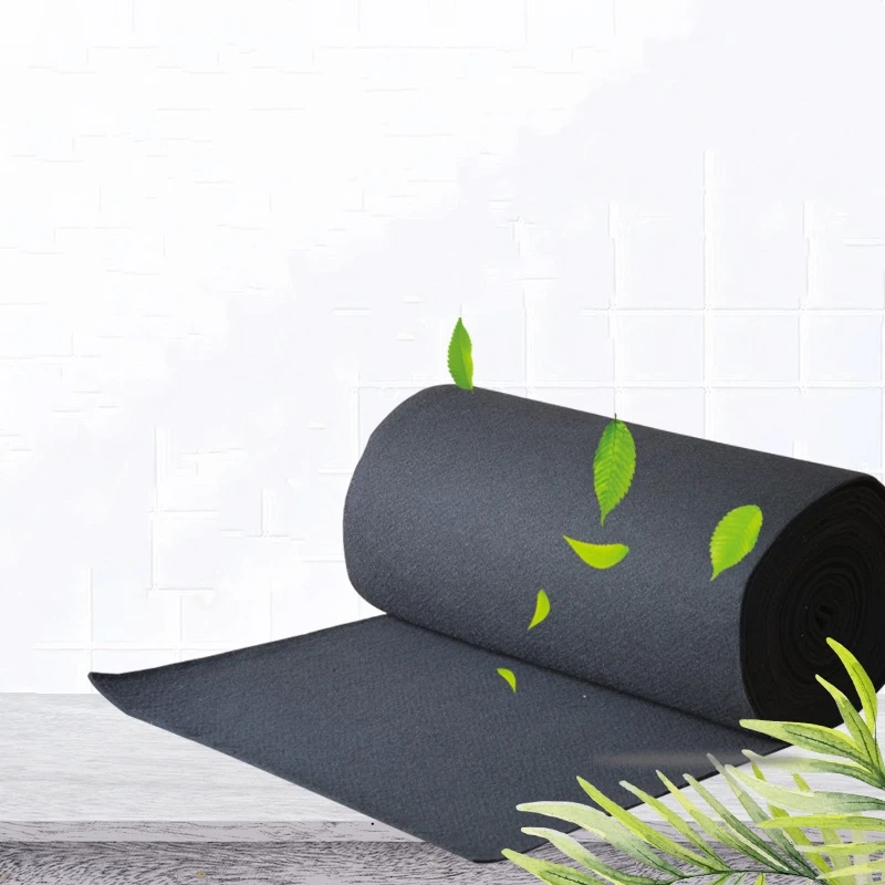 Activated Carbon Cotton Fiber Felt for Air Purification/paint Spraying Room/adsorption of Industrial Waste Gas/ Filter Material