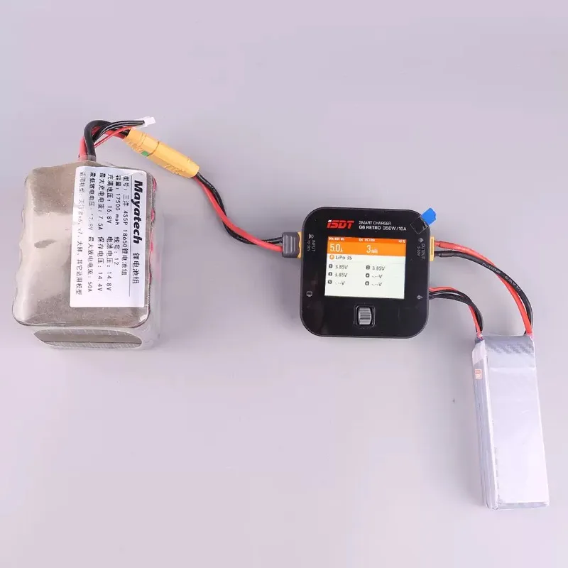 ISDT Q6 Retro DC Charger/Discharger 350W 16A 2-6S LiPo/LiHv/LiIon Compact Smart Fast Charge for RC Cars Drones Batteries thumbnail 5