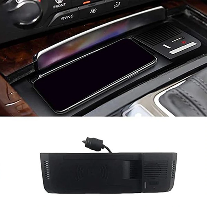 

For Audi A4 B8 2008-2016 A5 S5/Q5 8R 2010-2017/A4 Allroad 15W Fast Car for Qi Wireless Charger Charging Phone Holder