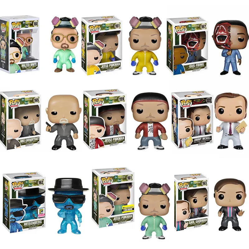 Фотообои Джесси Пинкман 159 # Гус Фринг 167 # ХАЙЗЕНБЕРГ #163 Саул GOODMAN виниловые игрушки PVCModel детский подарок