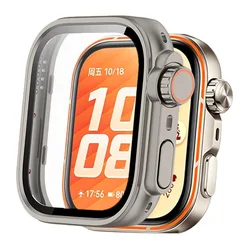 Premium Ultra Screen Protector and Soft PC Case for Huawei Watch Fit Series (Titanium color)