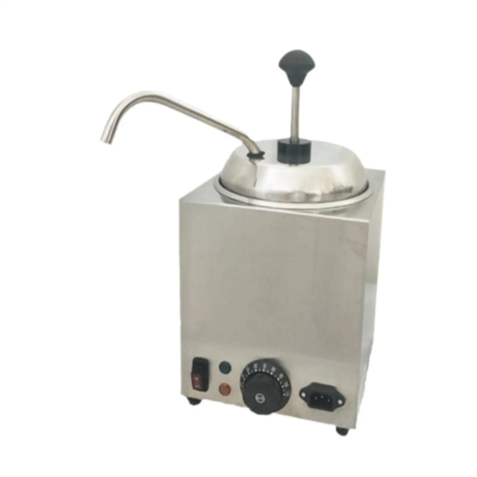 Electric Nacho Cheese Dispenser Practical Stainless Steel Electric Cheese Dispenser Fudge Warmer for Home Restaurant Kitchen