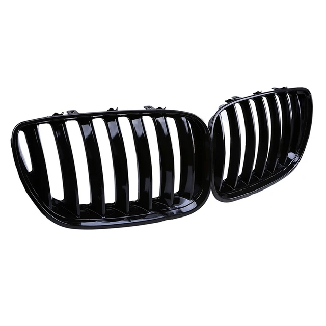 Front Gloss black kidney sport grilles Hood grill for BMW E53 X5