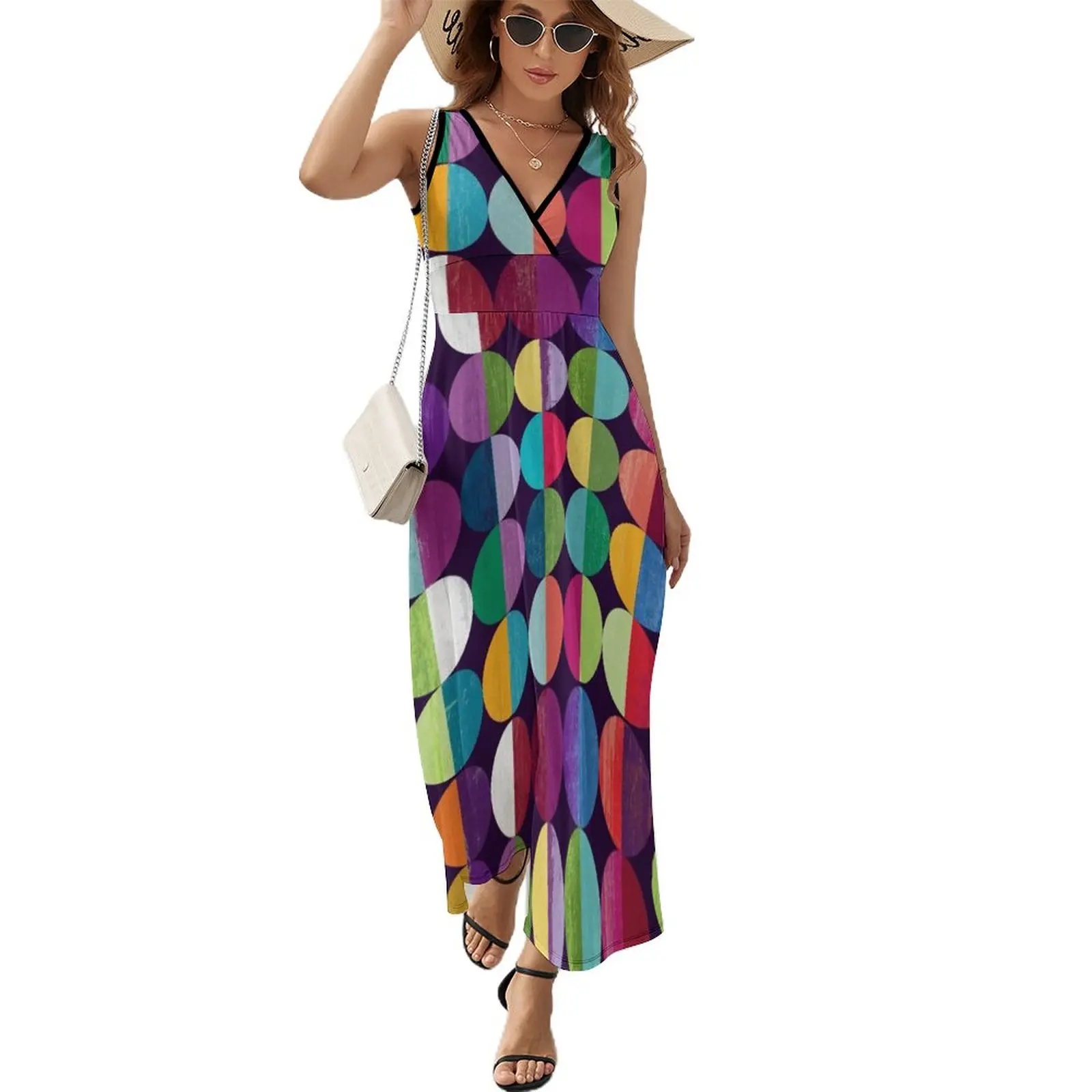 

Moon Sleeveless Dress loose women's dress summer dress womens 2023 Woman fashion elegant women's sets