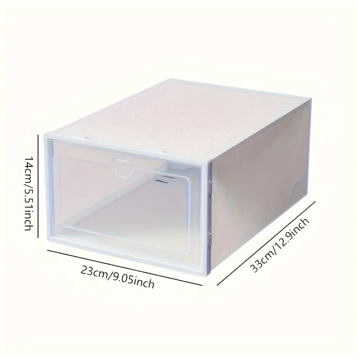 3pcs-Antioxidant Shoe Cabinet High Transparent Slippers Sneakers Storage Shoes Box Dustproof Shoe Organizer Box