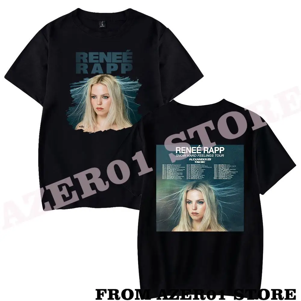 

Reneé Rapp Renee Rapp Merch Футболка с принтом Летняя мужская/женская уличная одежда футболка с коротким рукавом новая футболка с логотипом