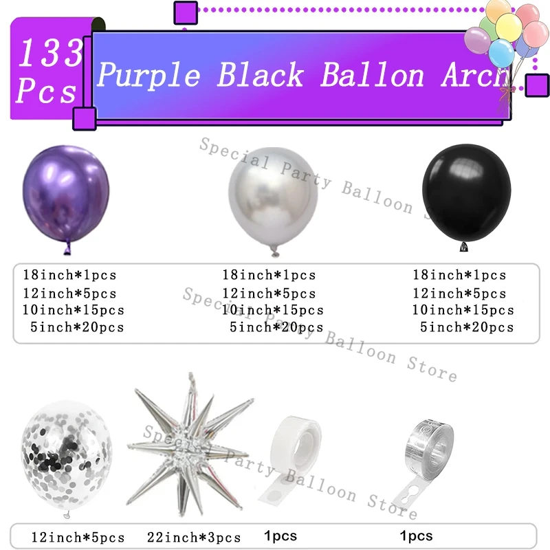 Balloon Garland Arch Kit Latex