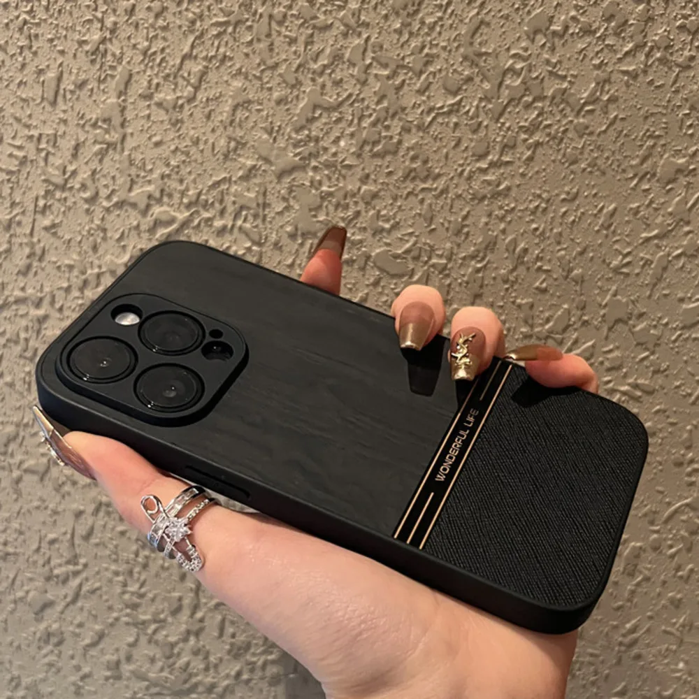 Schwaarz Shangruisu Lieder Handyshülle Nei iPhone Promax Premium 14 iPhone 13 Set 12 Komplett Package Lëns 15 Ultra Anti-Fall_voghion.com