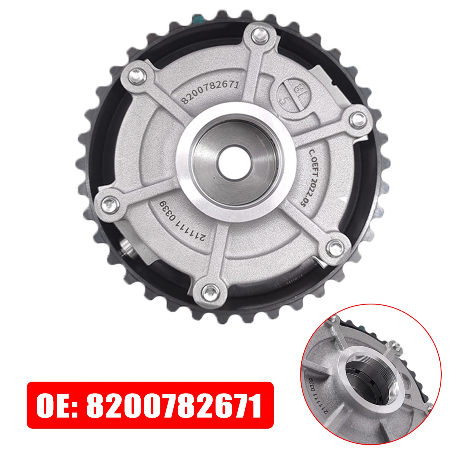 VVT Camshaft Adjuster Timing Gear Areyourshop VVT Camshaft Adjuster Timing Gear for Renault 2.0 16V Clio Sport 172/182 8200782671