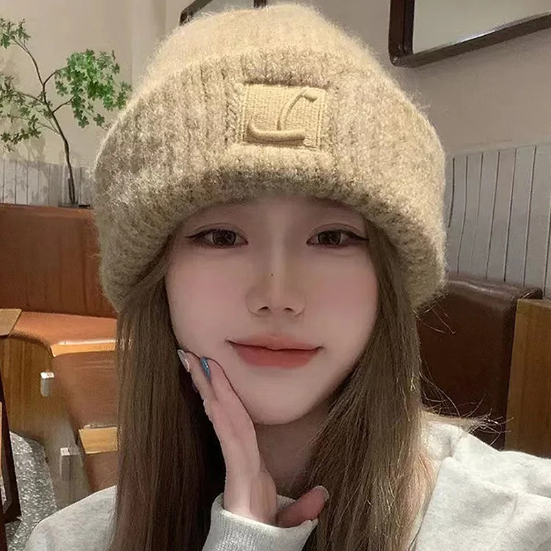 VISROVER New Warm Winter Hat For Women Solid Autumn Fasion Wool Comfortable Beanies Best Matched Soft Bonnet Skullies Cap Gift 2