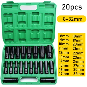 1/2" Drive Metric Impact Socket Set 1