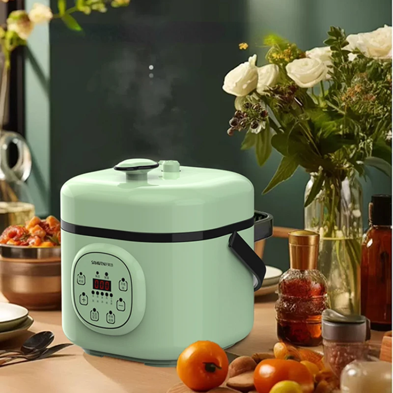 Intelligent Small Electric Pressure Cooker Mini 1-3 People Automatic High Pressure Rice Cookers Medical Stone Paint-Free 2