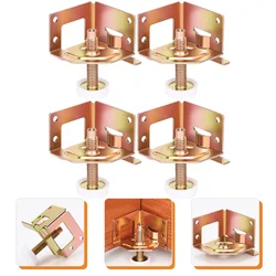 Heavy Duty Adjustable Furniture Levelers - Set of 4 Rugged Outdoor Floor Protectors (As shown)