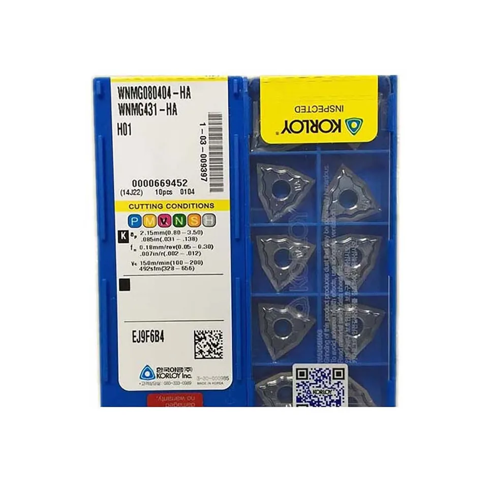KORLOY 100% Original WNMG WNMG080404 WNMG080408 HA HS PC9030