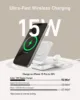 Anker MagGo 3-in-1 iPhone 16 Charging Station, MagSafe-Compatible Wireless Charger Stand, Qi2 Certified 15W Foldable Charger - Image 3